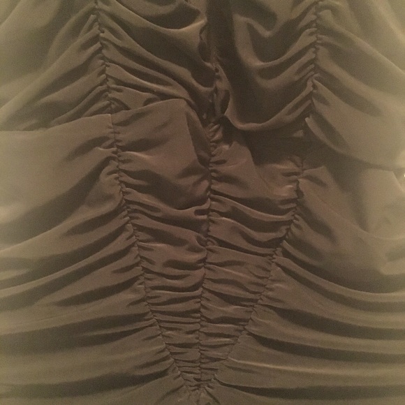 Black Ruched Dress - Picture 3 of 3